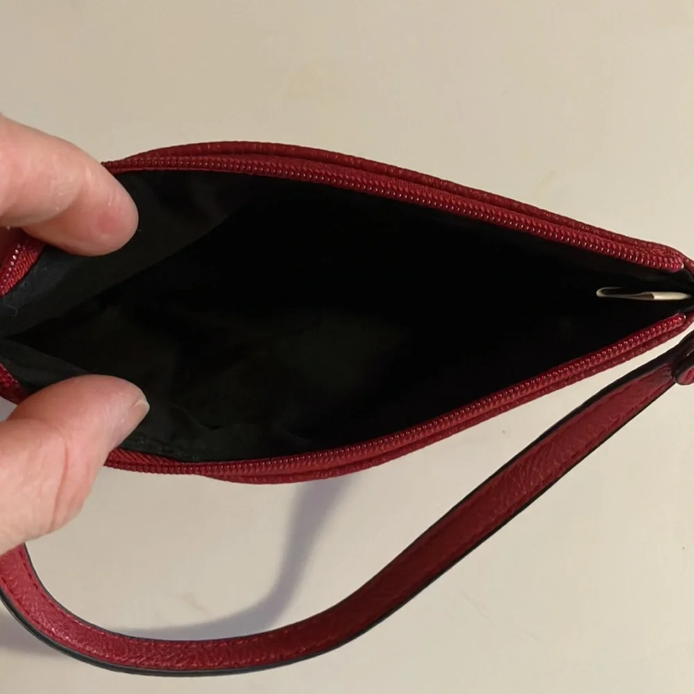 🌻small Wristlet red Nine West - Picture 3 of 5